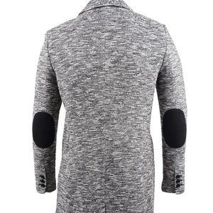 Tommy Hilfiger Women's Marled Patched-Elbow Blazer